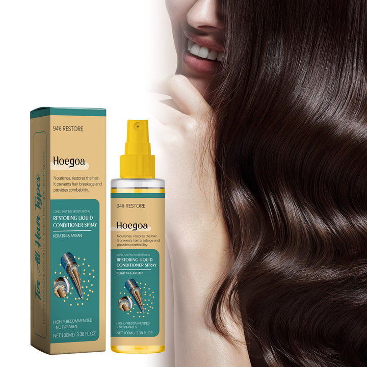 Argan Leave-In Hair Spray for Glossy, Smooth Hair