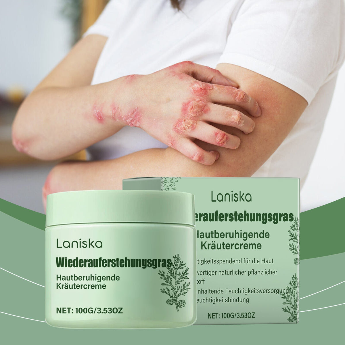 Herbal Skin Soothing Cream for Dry, Uncomfortable Skin