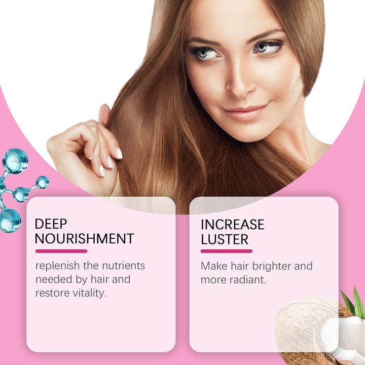 Glycolic Hair Mask for Dry, Rough Hair and Glossy Shine