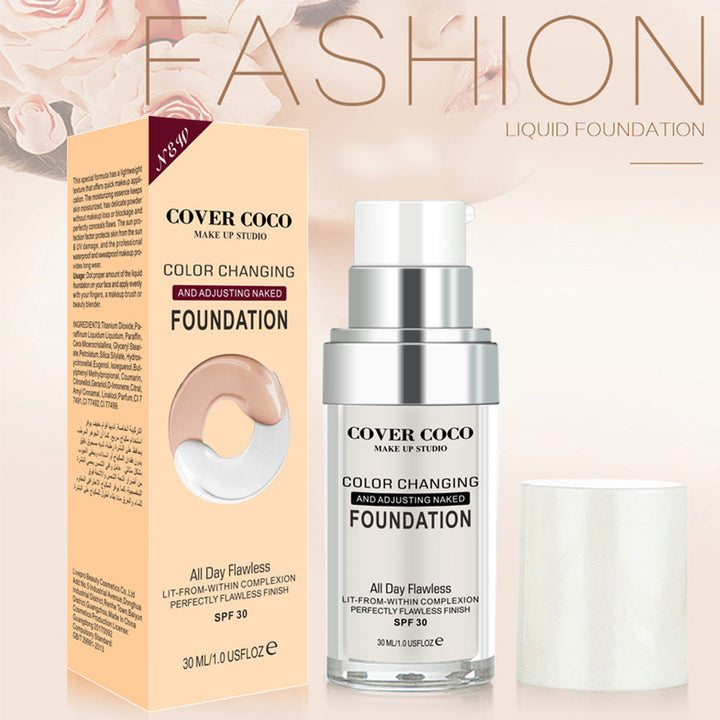 Color-Changing Liquid Foundation SPF 30 | Even Tone
