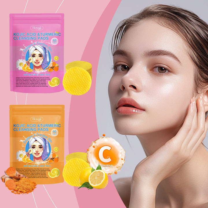 Kojic Acid & Turmeric Cleansing Pads — Brighter, Smoother