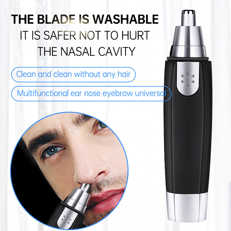 Electric Nose Hair Clipper — Safe, Washable & Multifunctional