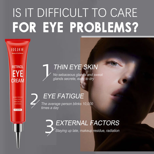 Retinol Eye Cream for Fine Lines, Puffiness & Dryness