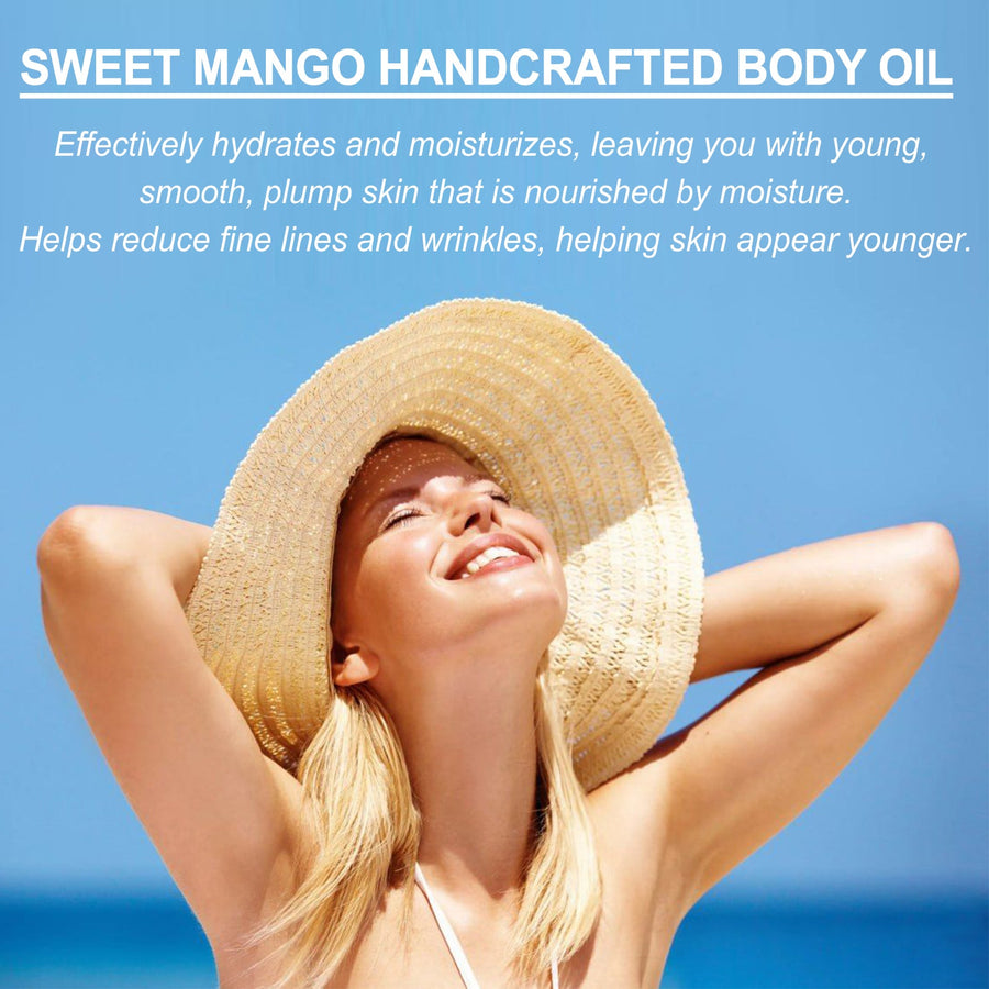 Sweet Mango Body Oil for Fine Lines & Under-Eye Wrinkles