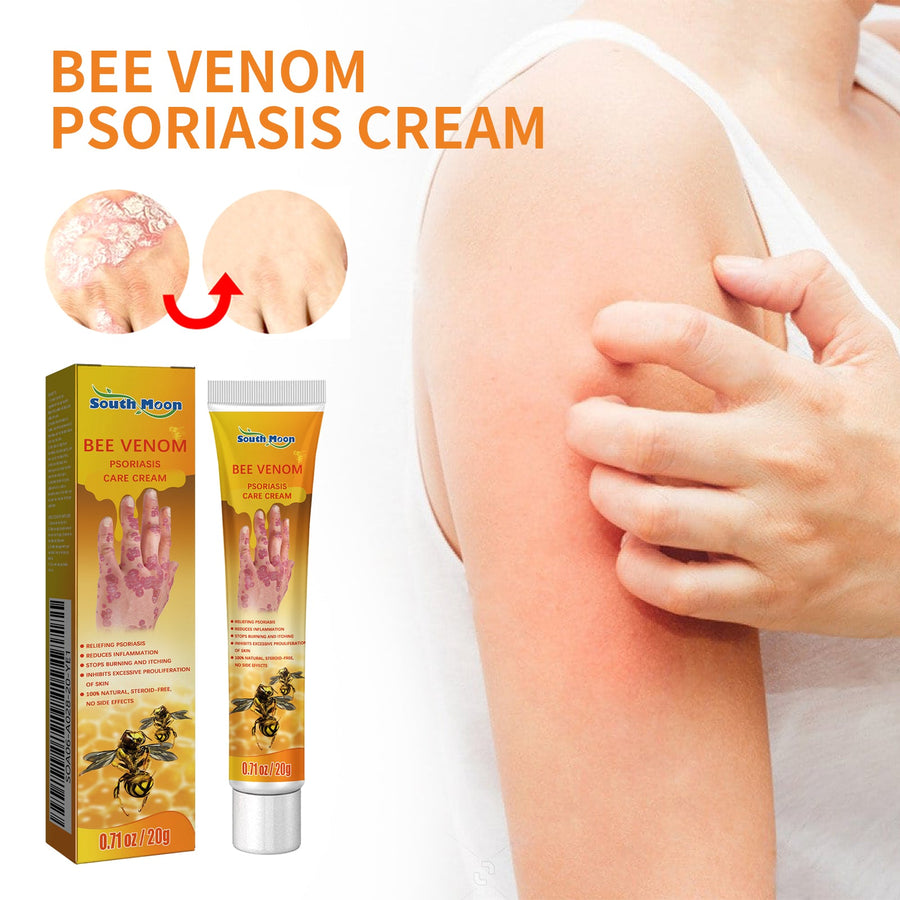Bee Venom Psoriasis Cream, Relieve Itchy Skin Repair Hand Mo