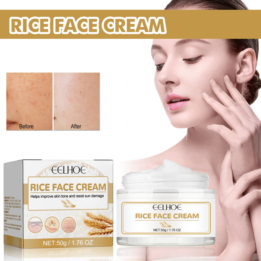 Rice Face Cream for Fine Lines & Uneven Skin Tone