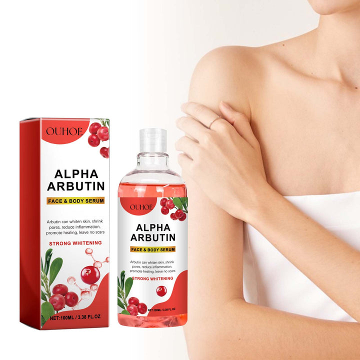 Alpha-Arbutin Serum for Dark Spots, Face & Body Tone