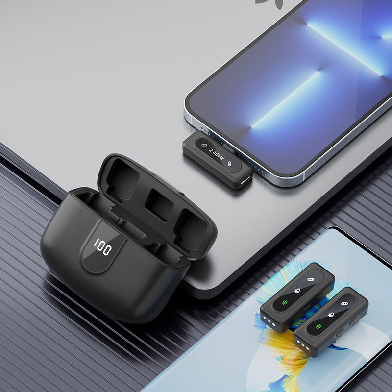 Wireless Lavalier Mic System — Pro Audio with Intelligent