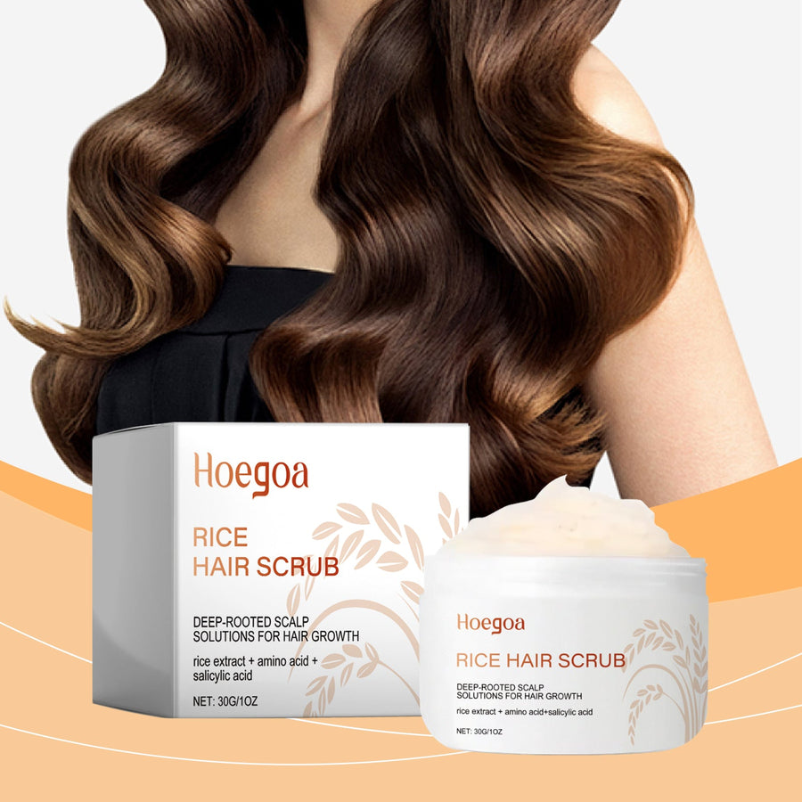 Rice Scalp Scrub for Oily, Buildup-Prone Hair Care
