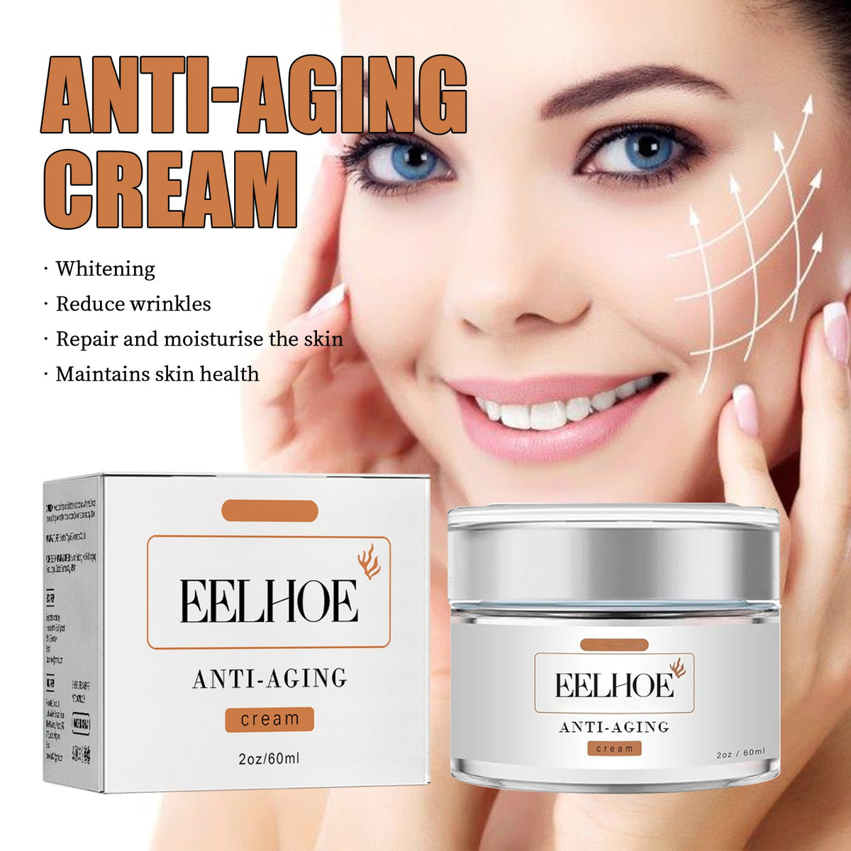 Anti-Aging Face Cream for Wrinkles, Firmness & Glow
