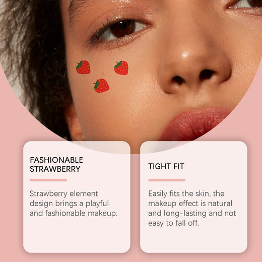 Strawberry Makeup Patches for Instant Playful Glam