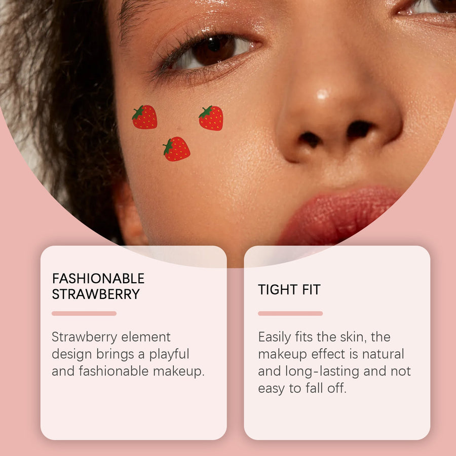 Strawberry Makeup Patches for Instant Playful Glam