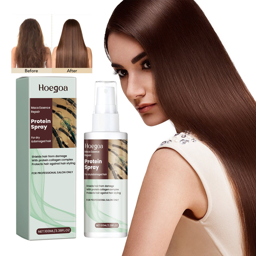 Protein Hair Spray for Smoother, Stronger-Looking Hair