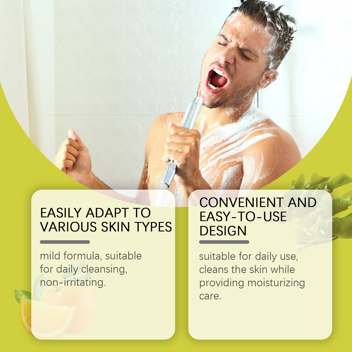 Men's Ocean Citrus Bar Soap — Fresh, Non-Drying Clean