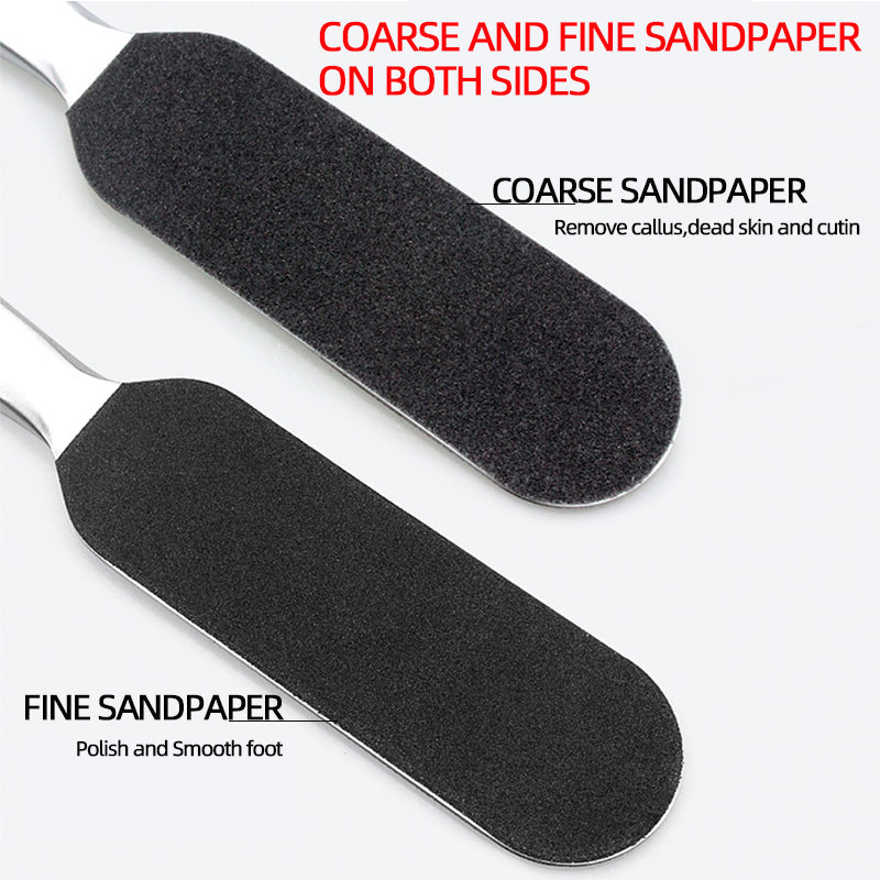 Stainless Steel Foot File — Smooth, Polished Feet at Home