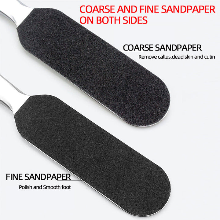 Stainless Steel Foot File — Smooth, Polished Feet at Home