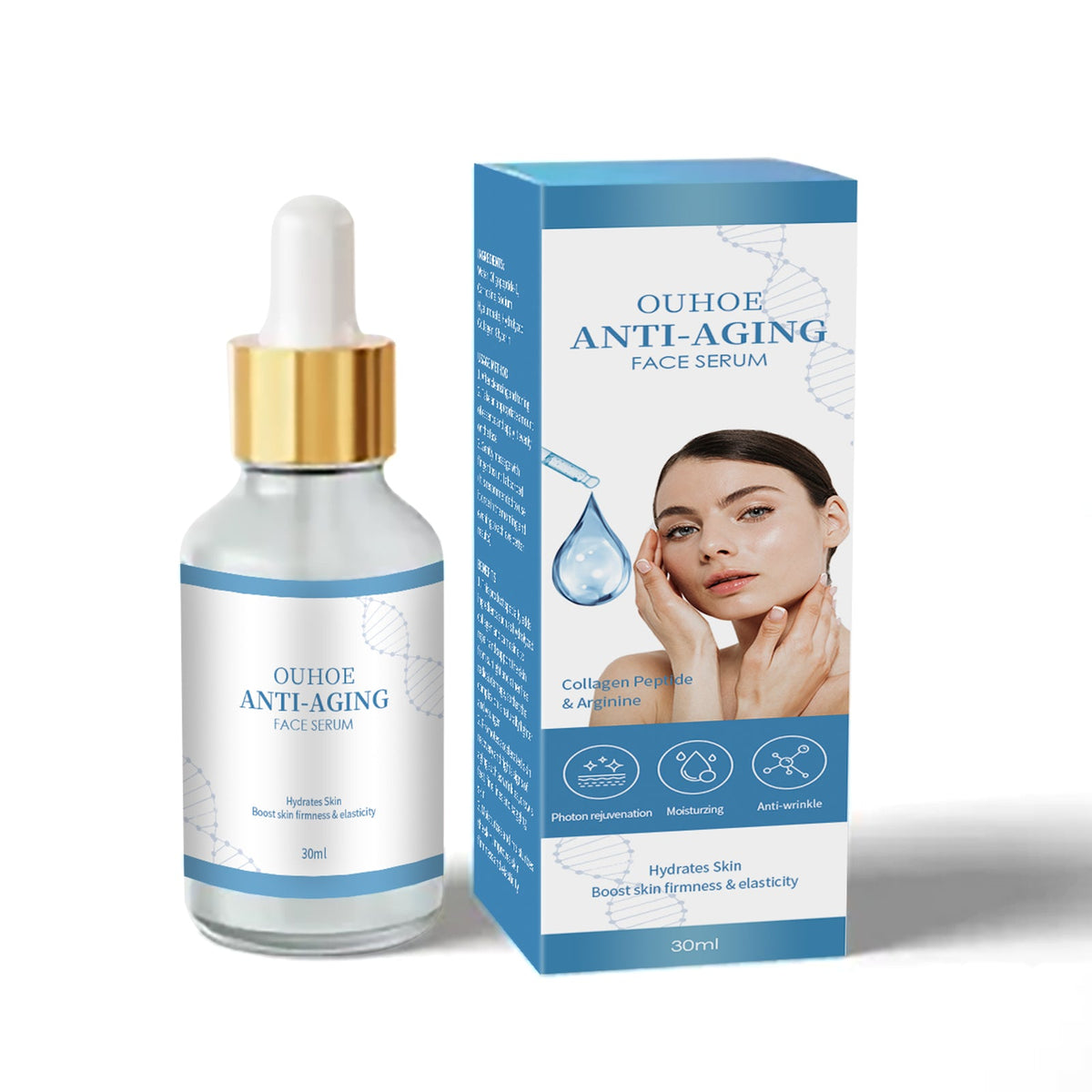 Hyaluronic Acid Anti-Wrinkle Serum with Collagen Peptide