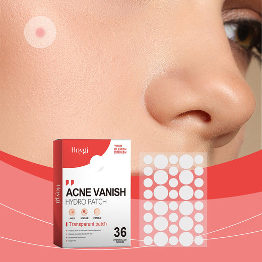 Invisible Hydrocolloid Acne Patches - 36 Ct, 3 Sizes