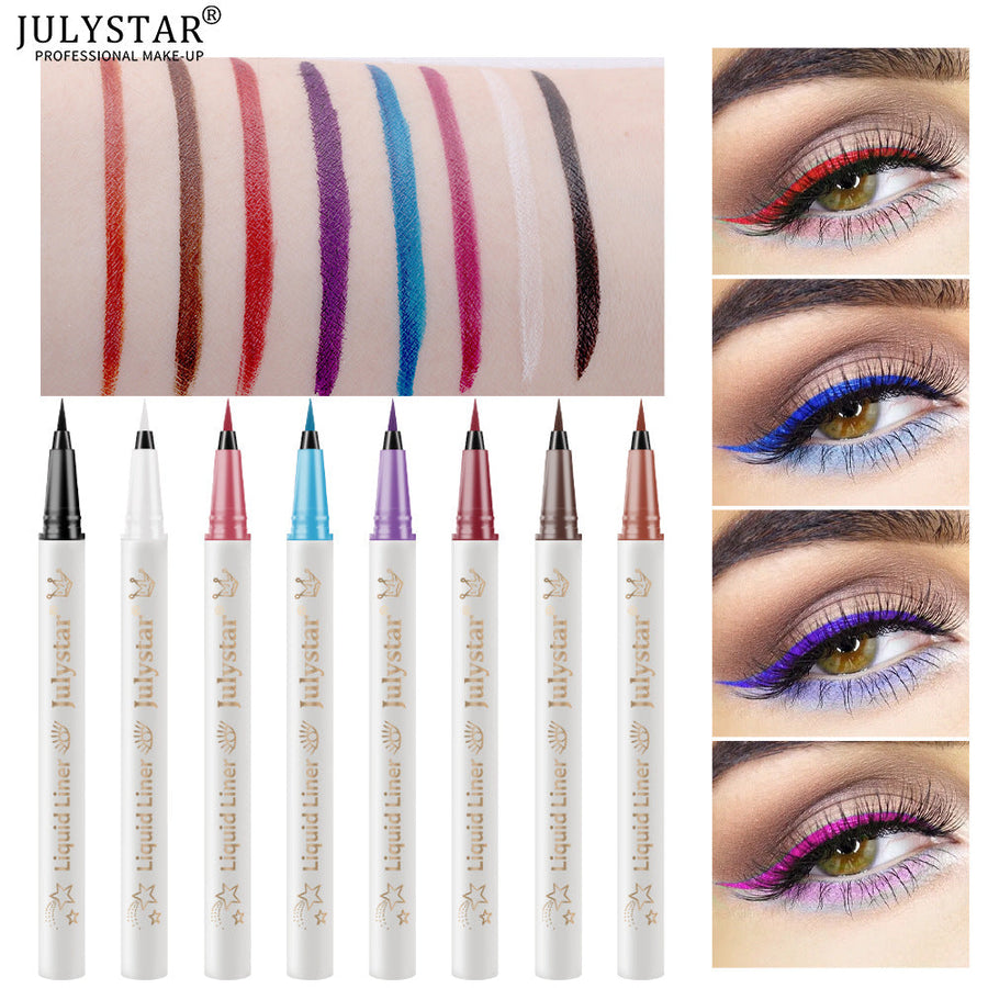 Fine Tip Colorful Liquid Eyeliner for Precise Looks