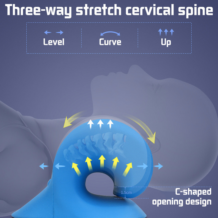 C-Type Cervical Spine Massage Pillow Cervical Spine Orthosis