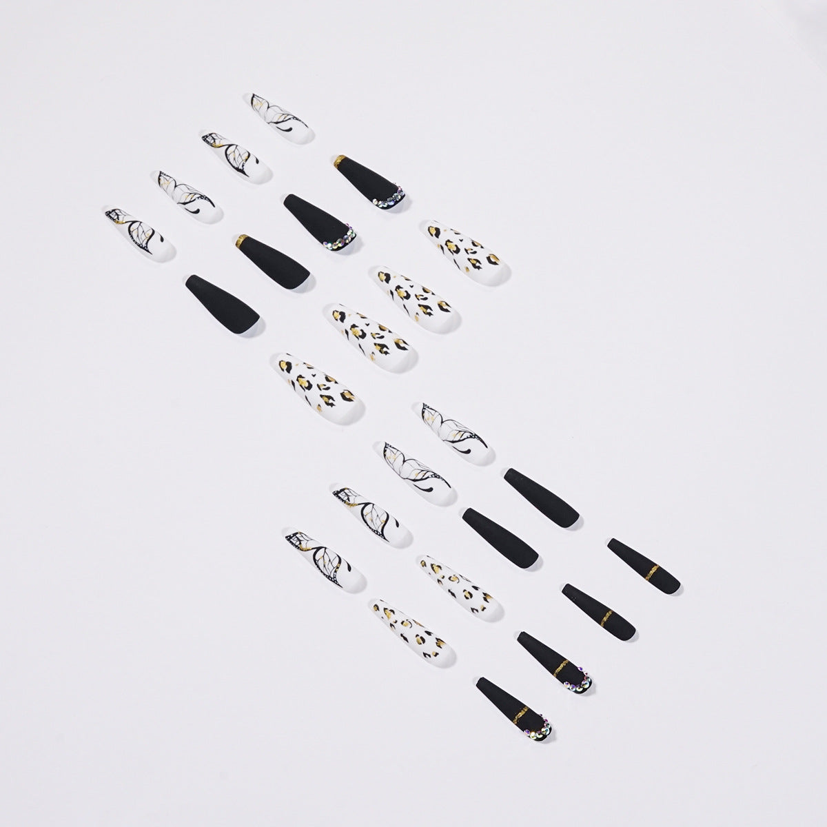 Butterfly Leopard Press-On Nails for Bold Statement Style