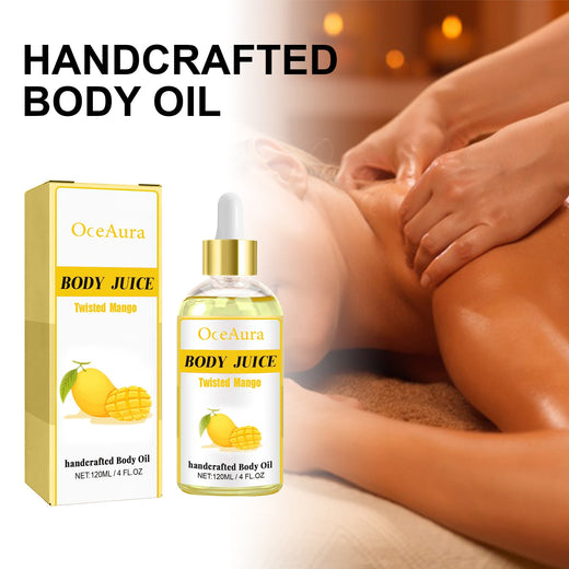 Handcrafted Mango Body Oil for Dry, Tired Skin