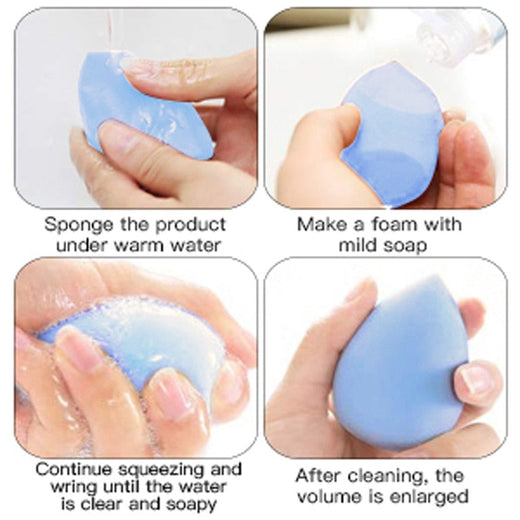 Makeup Sponge Microfiber Puff for Smooth Foundation