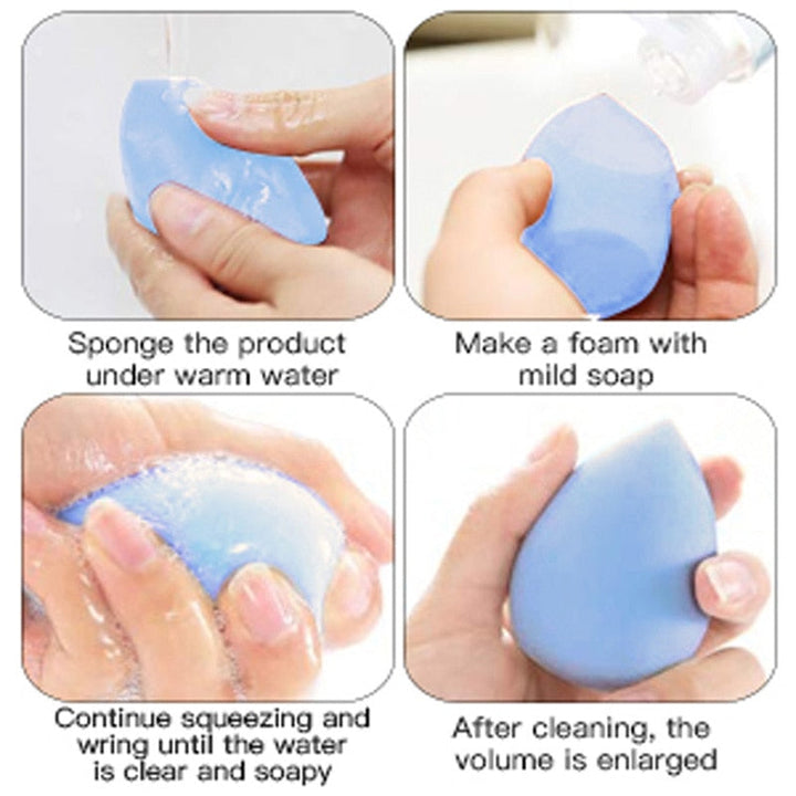 Makeup Sponge Microfiber Puff for Smooth Foundation