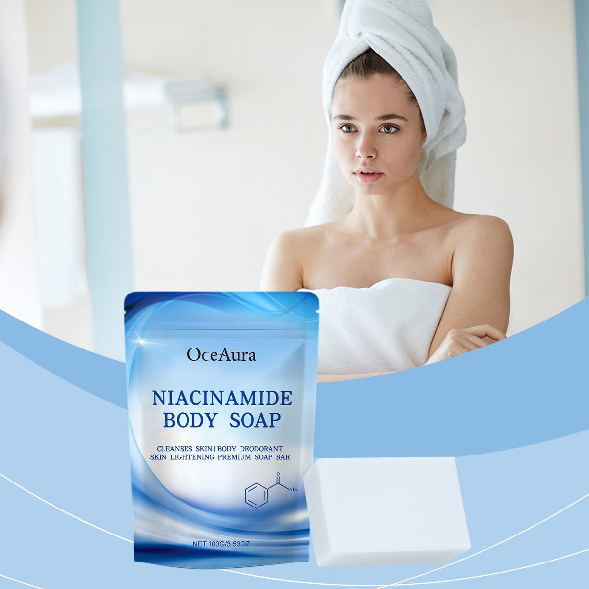 Niacinamide Body Soap for Brighter, Even-Toned Skin