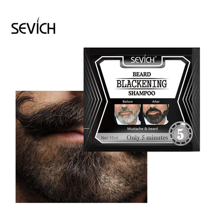 Men's Blackening Beard Shampoo — Darker Beard in 5 Minutes
