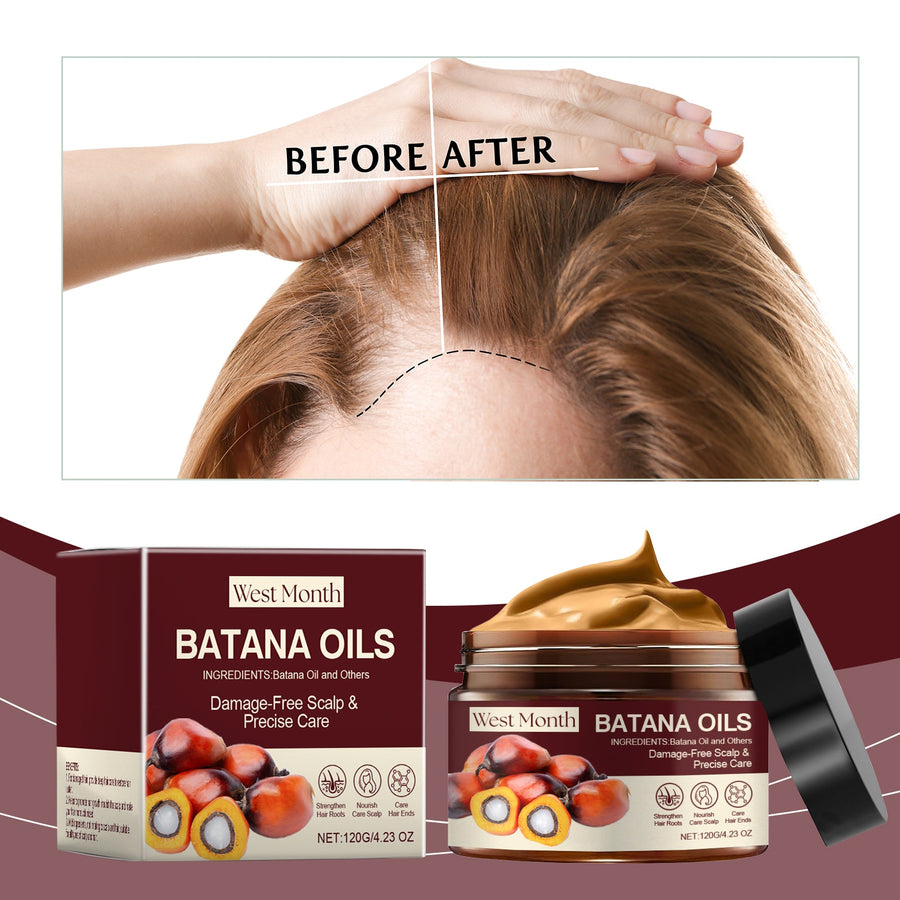 Batana Hair Mask for Dry, Frizzy Hair, Smooth Shine