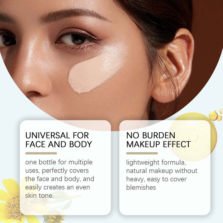 Face And Body Concealer, Lightweight Natural Coverage