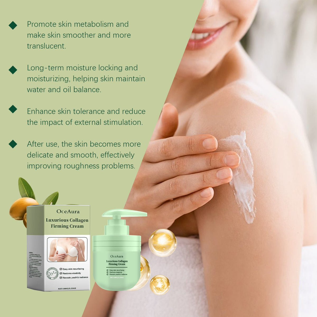Collagen Firming Cream for Smoother, Softer Skin