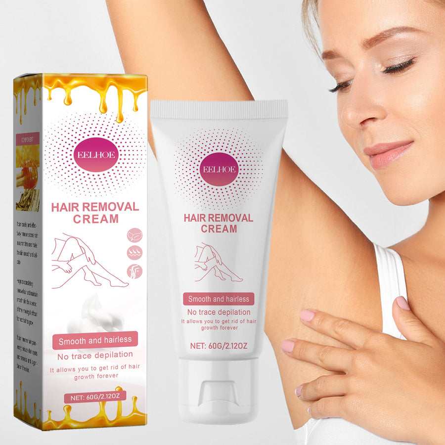 Hair Removal Cream for Face, Lip & Body - No Razor Bumps