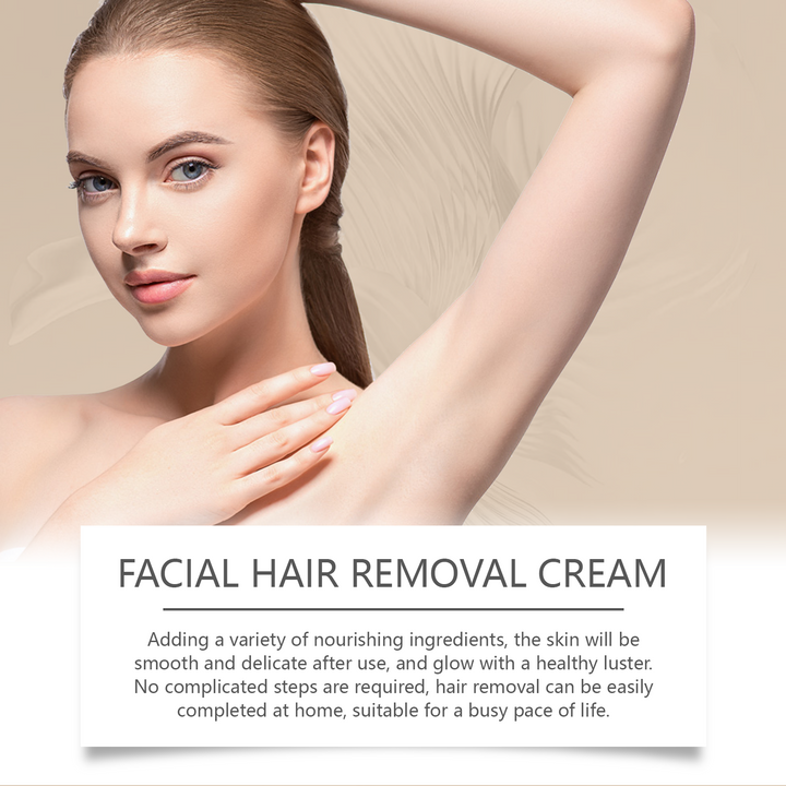 Coconut Facial Hair Removal Cream for Sensitive Skin