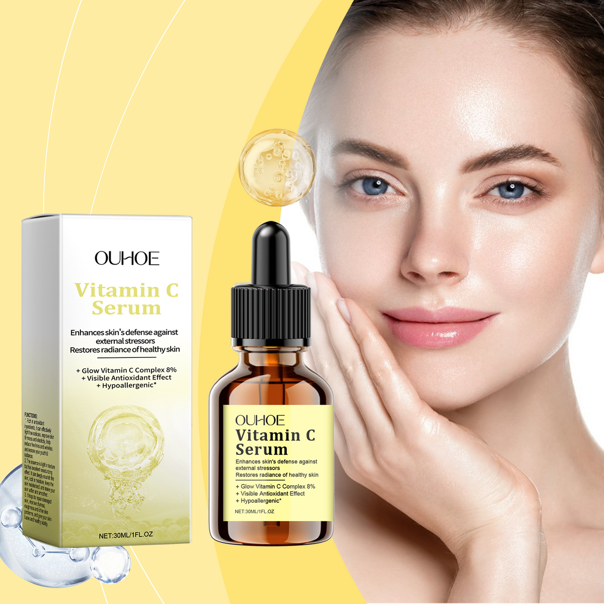 Vitamin C Serum 8% Complex for Dull, Tired Skin