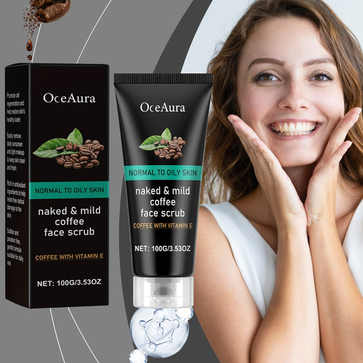 Caffeine Coffee Face Scrub for Clogged Pores & Dull Skin