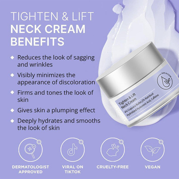 Neck Firming Cream for Sagging Skin & Wrinkles
