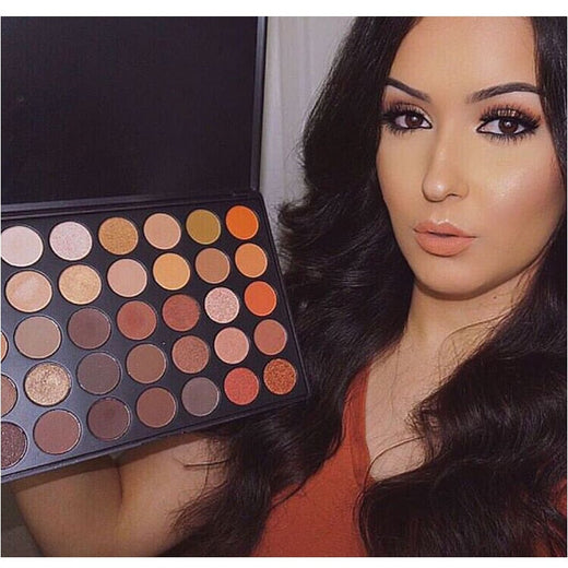 35-Color Warm Eyeshadow Palette for Easy Eye Looks