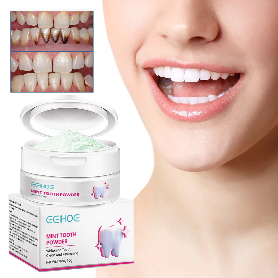 Tooth Whitening Powder — Brighten Teeth, Fresh Breath in Days