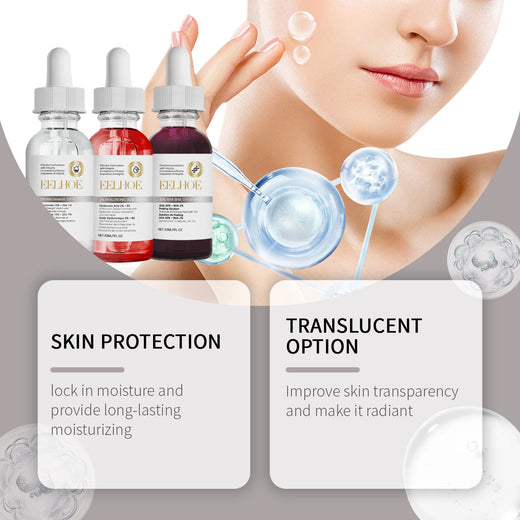 Acne Facial Serum Set for Brighter, Hydrated Skin