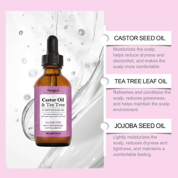 Scalp Care Oil for Dry, Greasy & Frizzy Hair Types