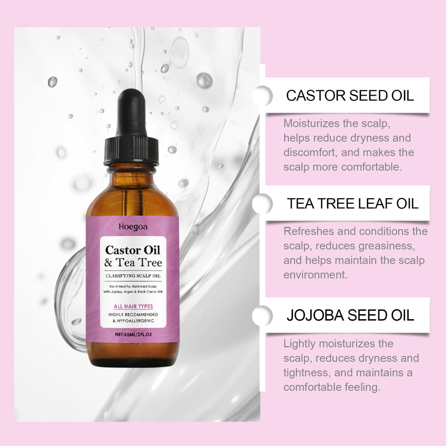 Scalp Care Oil for Dry, Greasy & Frizzy Hair Types