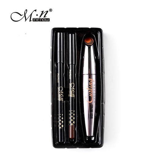 Curling Mascara & Brow Pencil Set for Defined Eyes
