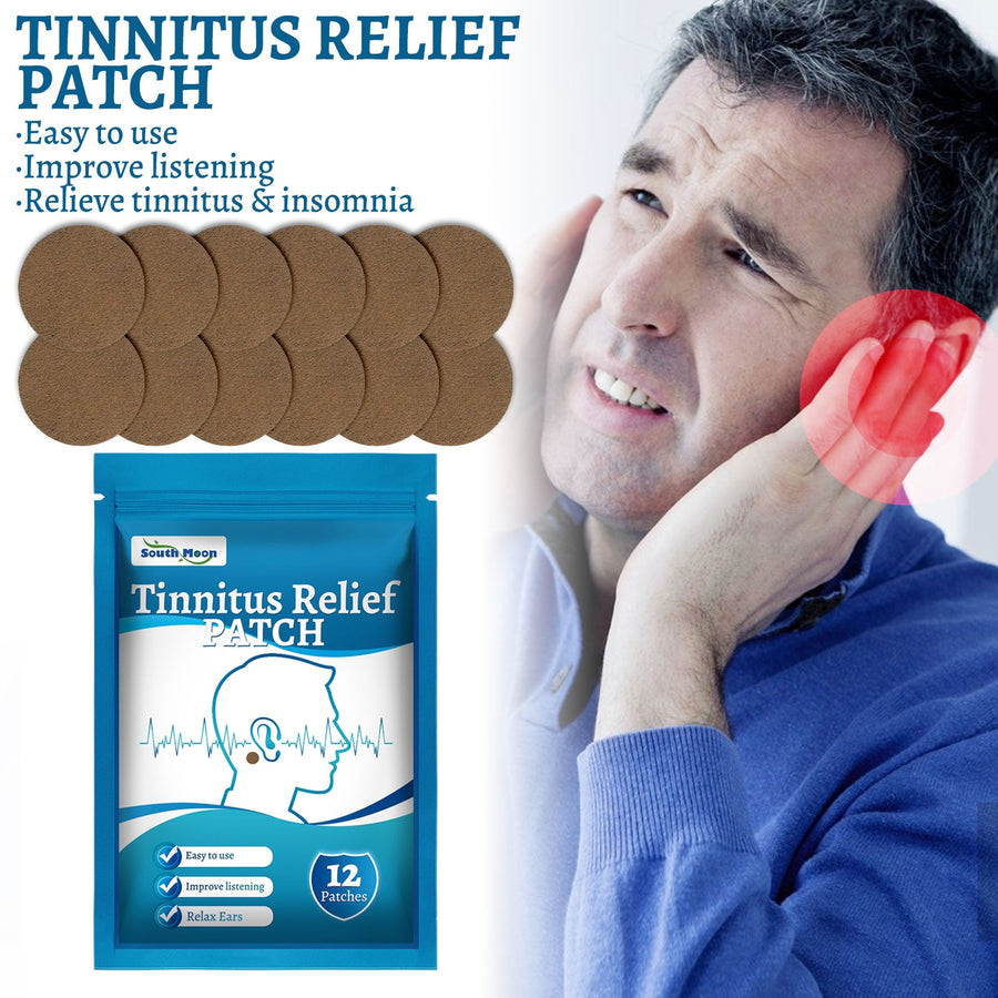 Tinnitus Relief Patches - Soothing Ear Comfort, Pack of 12