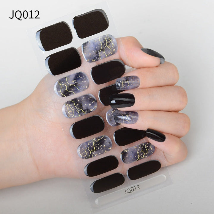 Semi-Cured UV Gel Nail Stickers — Salon Art in Seconds
