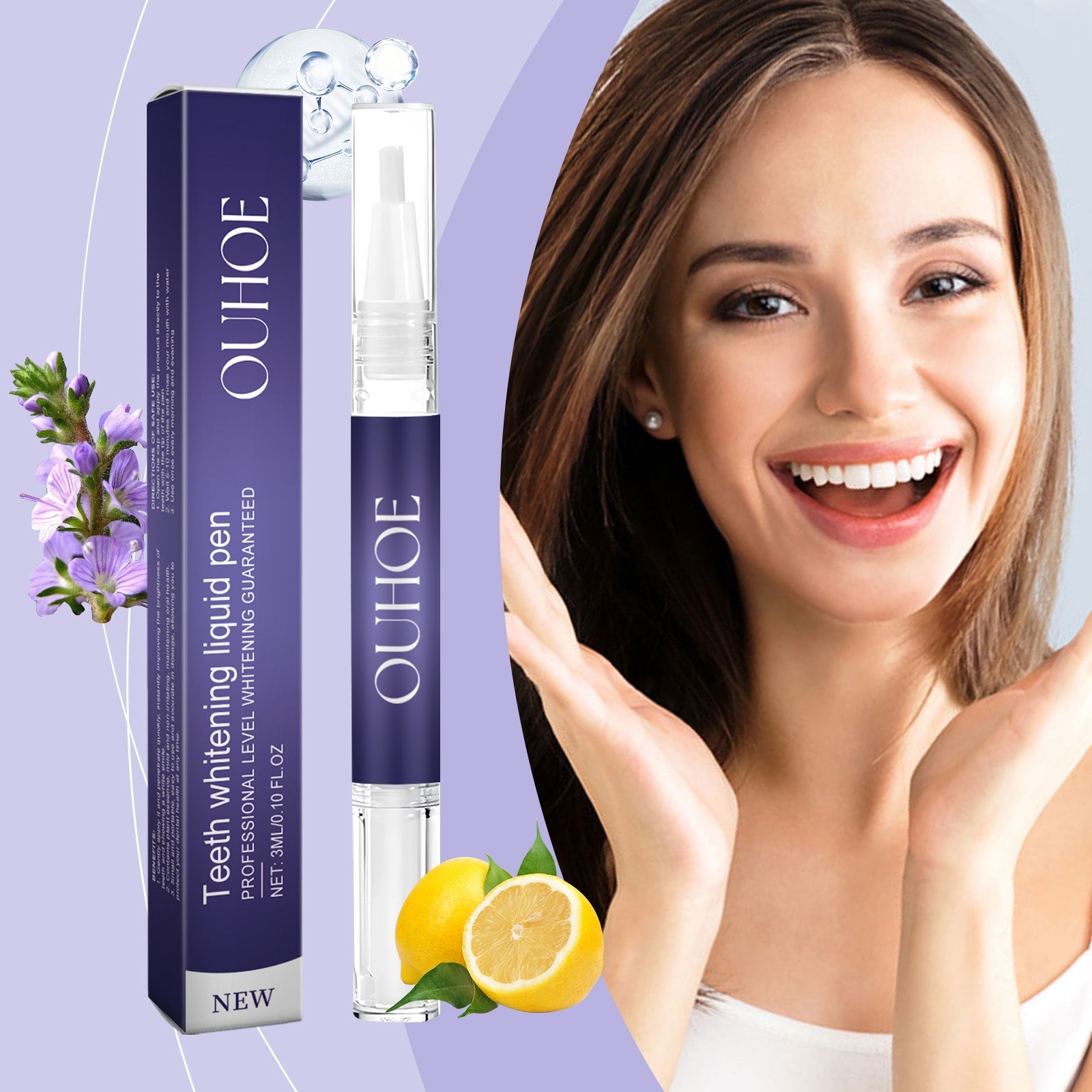 Identical product shot of pen and packaging from slightly different angle