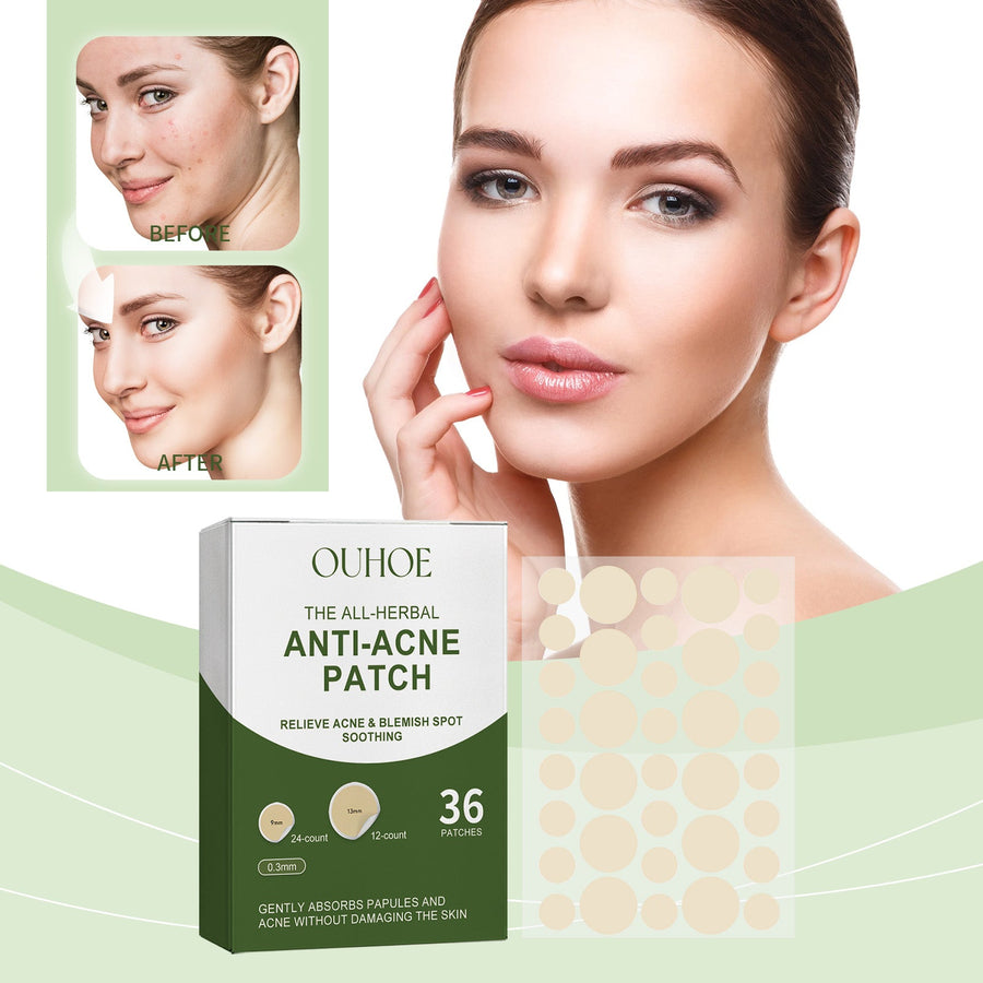 Anti-Acne Patches - Gentle Herbal Blemish Spot Treatment