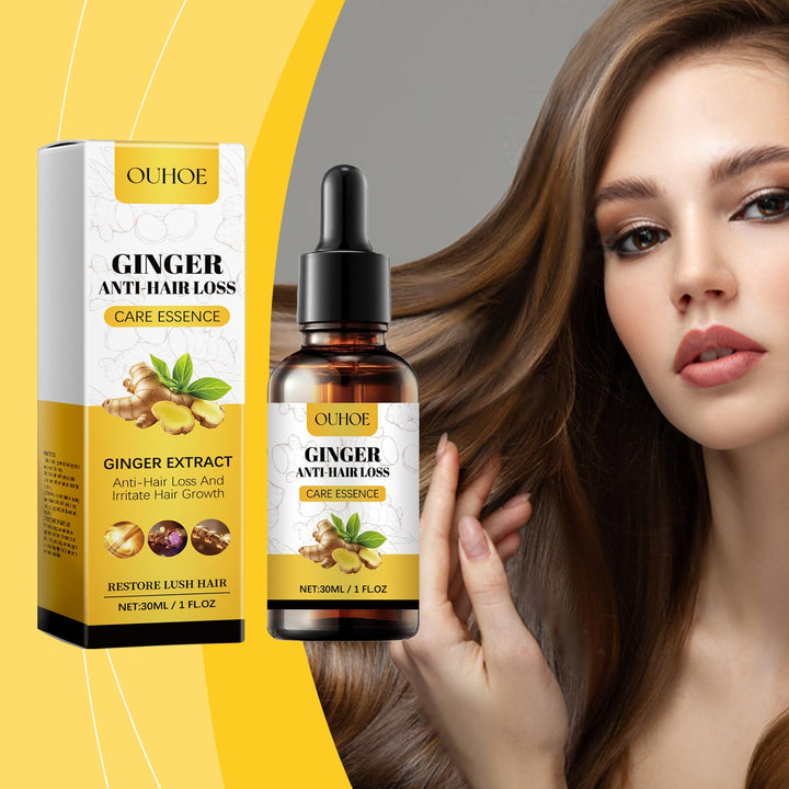 Ginger Hair Oil for Scalp Care and Fuller-Looking Hair