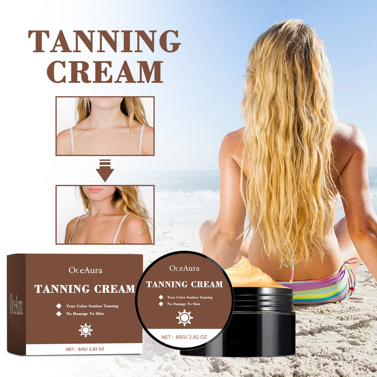 Tan Accelerator Cream - Golden Glow Without Sun Damage